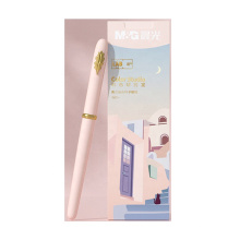 Morandi mignon rose corpor coloriage encre plume stylo et gant 0,5 mm stylos classique de luxe pour les fournitures de bureau scolaire